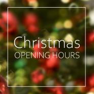 Christmas Opening Hours