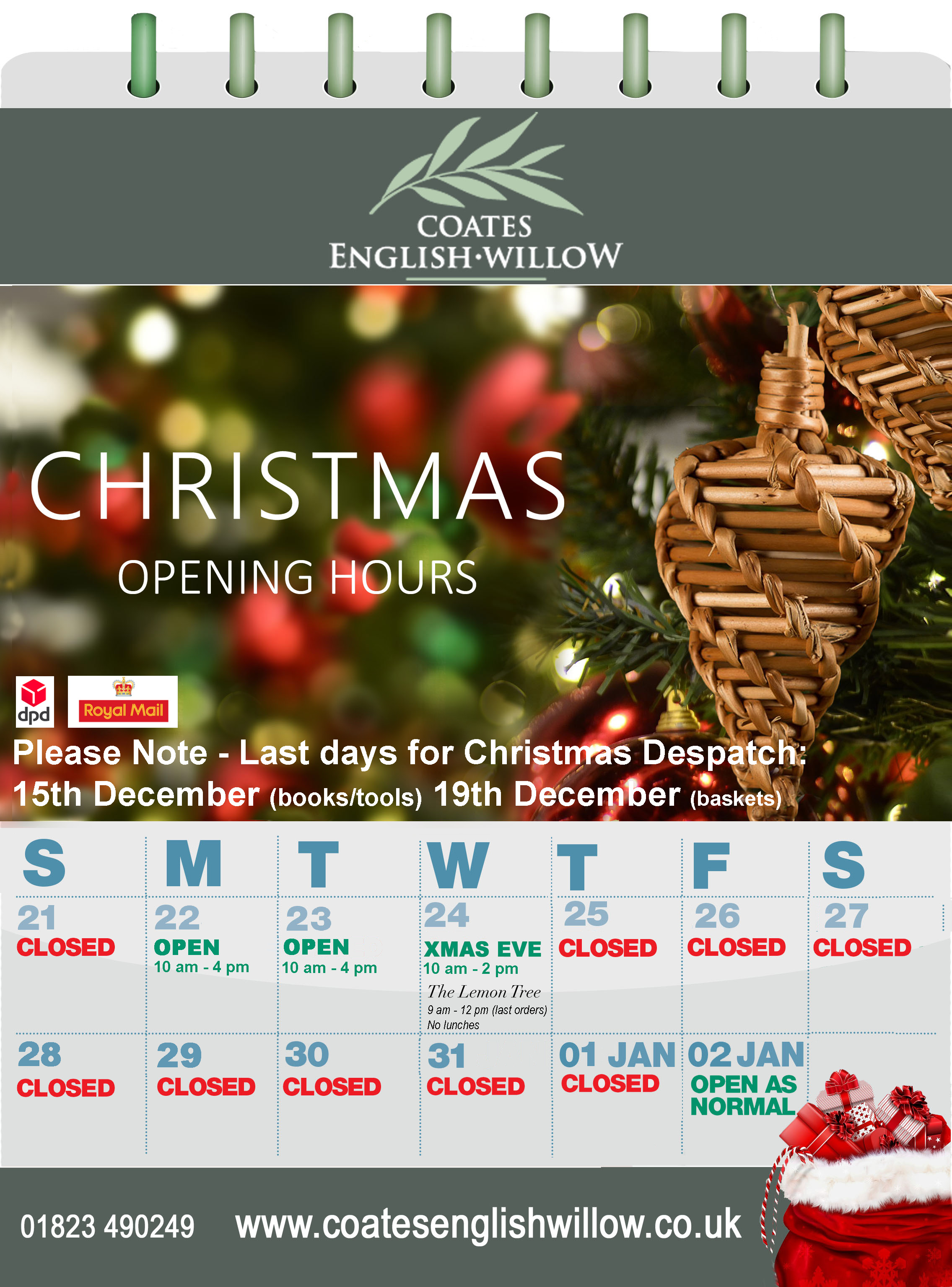 opening times